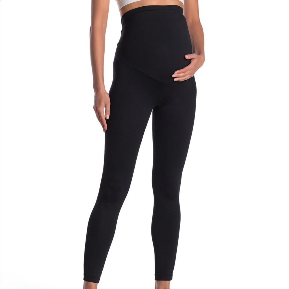 Set of 2 Z by ZellaDaily Black Maternity Leggings